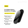 شارژر بی سیم باسئوس مدل Digital LED Display 2-in-1 Wireless Charger 20W