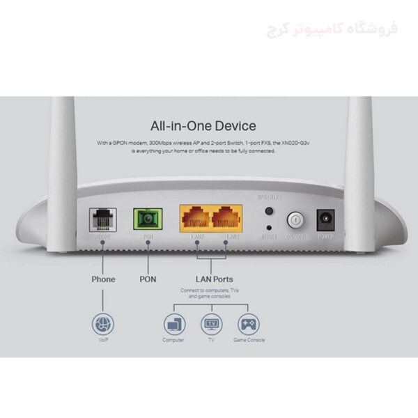 مودم روتر فیبر نوری تی پی-لینک مدل XN020-G3v