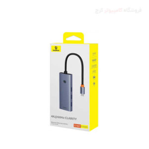 هاب 5 پورت USB-C باسئوس مدل UltraJoy Series B00052