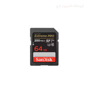 کارت حافظه سن دیسک 64گیگ SanDisk SD 64GB Extreme PRO UHS-II 200mb