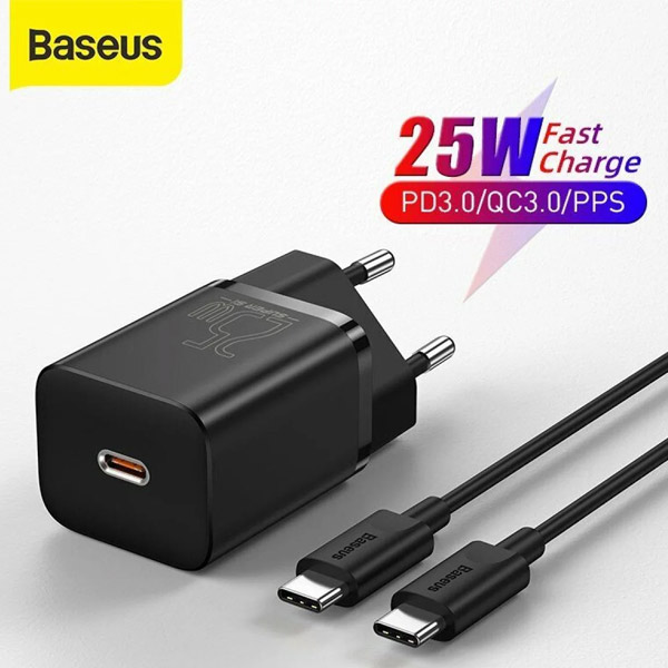 شارژر دیواری 25 وات بیسوس مدل Super Si 25W